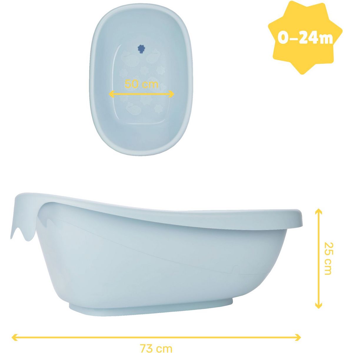 BADABULLE Baignoire Baleine