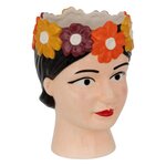 ATMOSPHERA Vase Tête Femme  Yucatan  18cm Multicolore