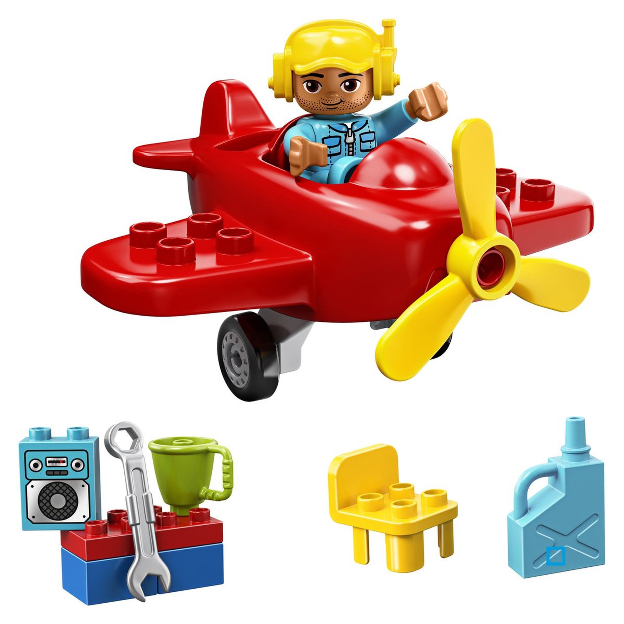 Voir la diapositive 2 : LEGO DUPLO 10908 - Ma ville - L'avion