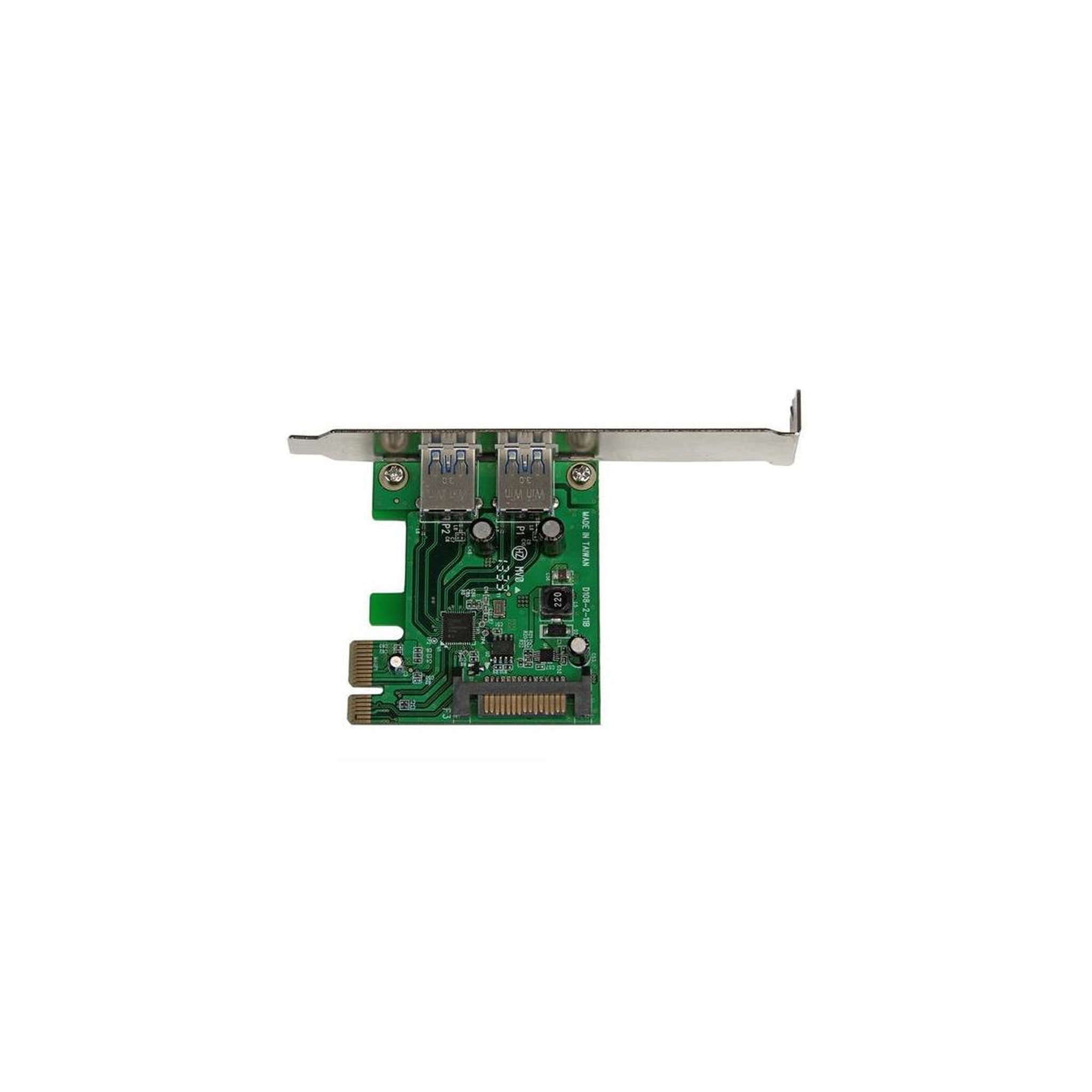 Voir la diapositive 3 : Startech Startech.com carte contrôleur pci express (pcie) vers 2 ports usb 3.0 avec uasp - alimentation sata