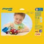 Voir la diapositive 5 : PLAYMOBIL 6964 - 1.2.3 - Fermier avec tracteur et remorque 