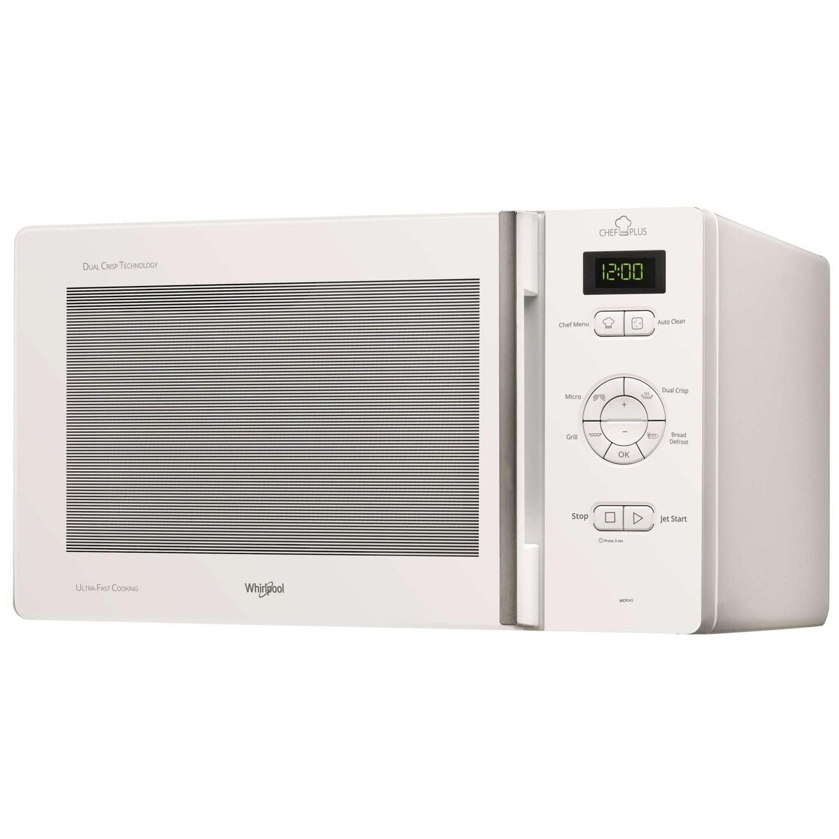 Whirlpool Micro-ondes grill 25l 800w blanc - mcp345wh