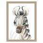 Voir la diapositive 6 : OSTARIA Lot de 4 tableaux toile Mini animals 30x40 cm