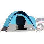 VIDAXL Tente de voiture 4 personnes bleu impermeable
