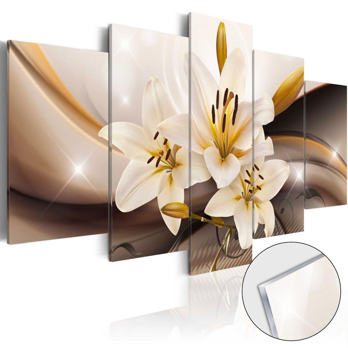 Paris Prix Tableau sur Verre Acrylique  Shiny Lily
