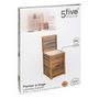 Voir la diapositive 5 : FIVE Panier à Linge en Bois  Acacia  65L Marron