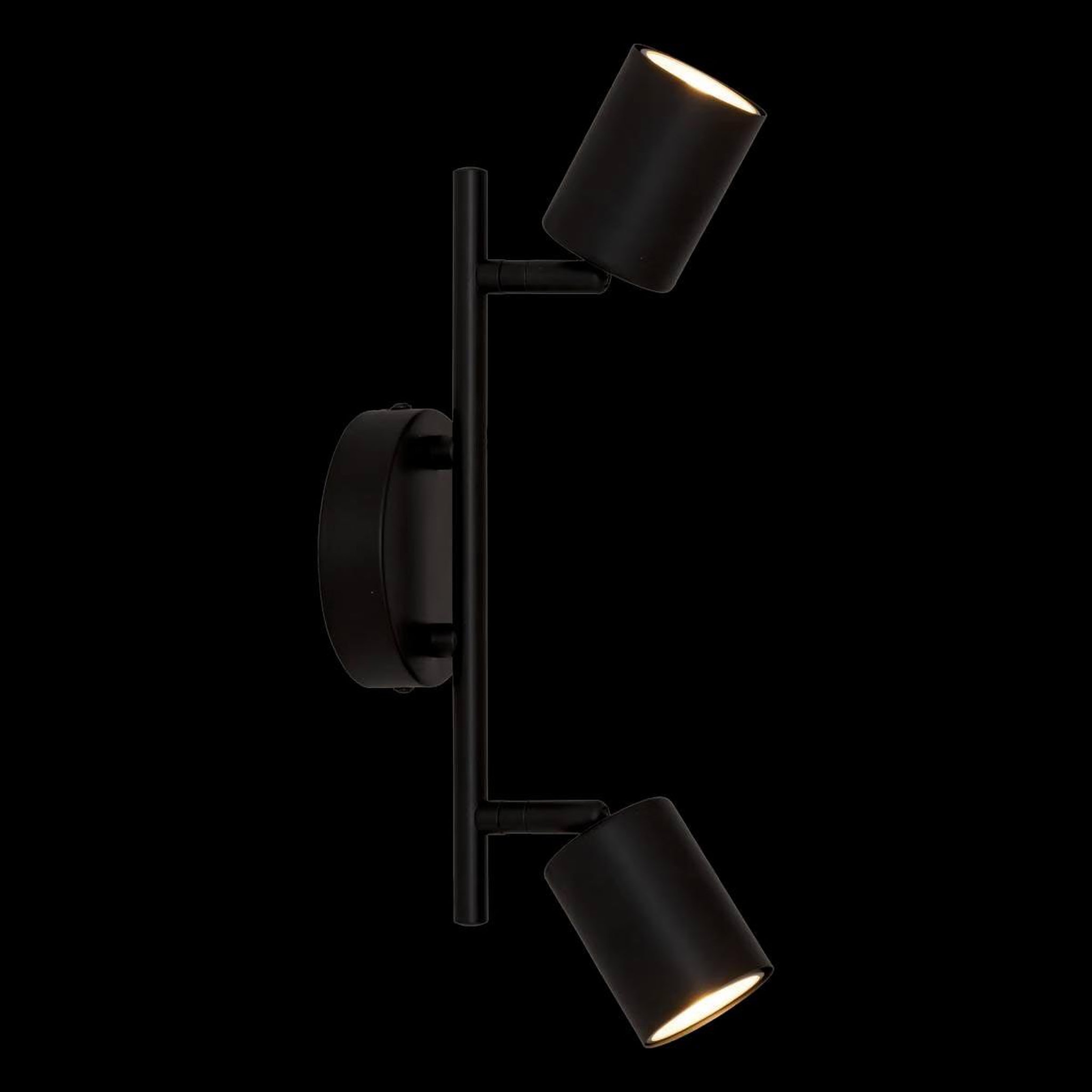 Voir la diapositive 4 : ATMOSPHERA Applique murale 2 spots orientables  vico  16cm noir