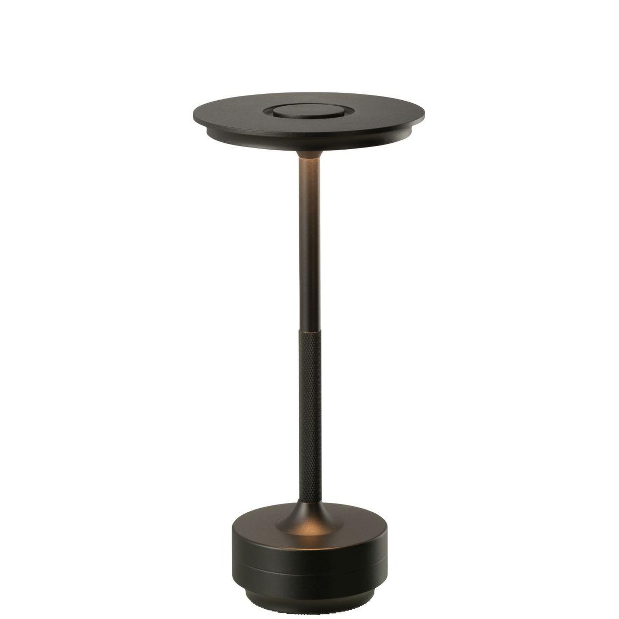 Voir la diapositive 2 : J-LINE Lampe à poser à led  touch  27cm noir