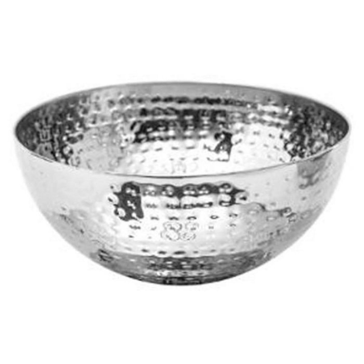 SECRET DE GOURMET Saladier en Inox  Martelé  19cm Argent