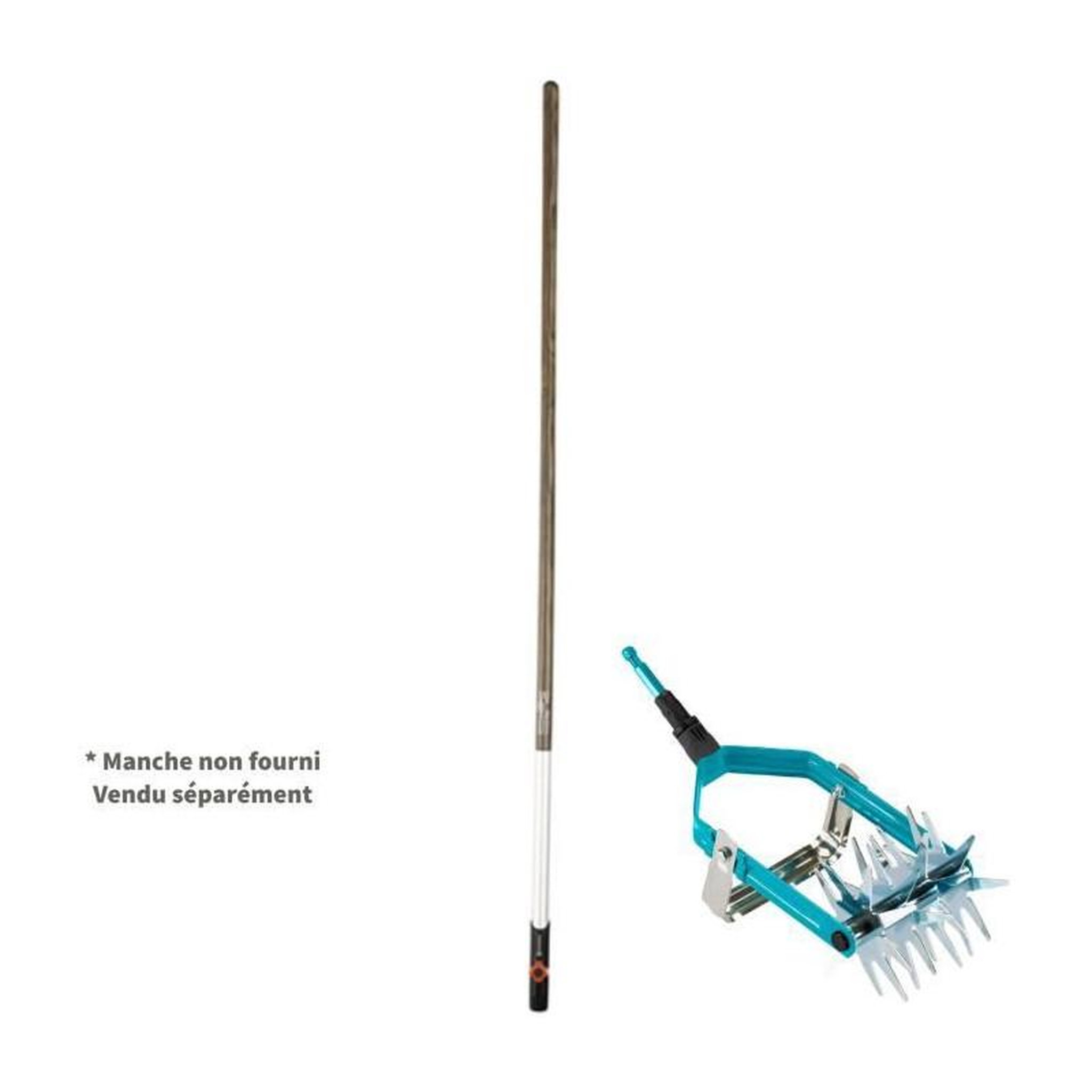 Voir la diapositive 2 : Gardena GARDENA Emietteur-sarcleuse 14cm Combisystem - Acier galvanise haute qualite - Outil ensemencement - Garantie 25 ans 3195-20