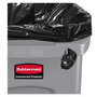 Voir la diapositive 5 : RUBBERMAID Rubbermaid Poubelle Slim Jim 60 L Gris