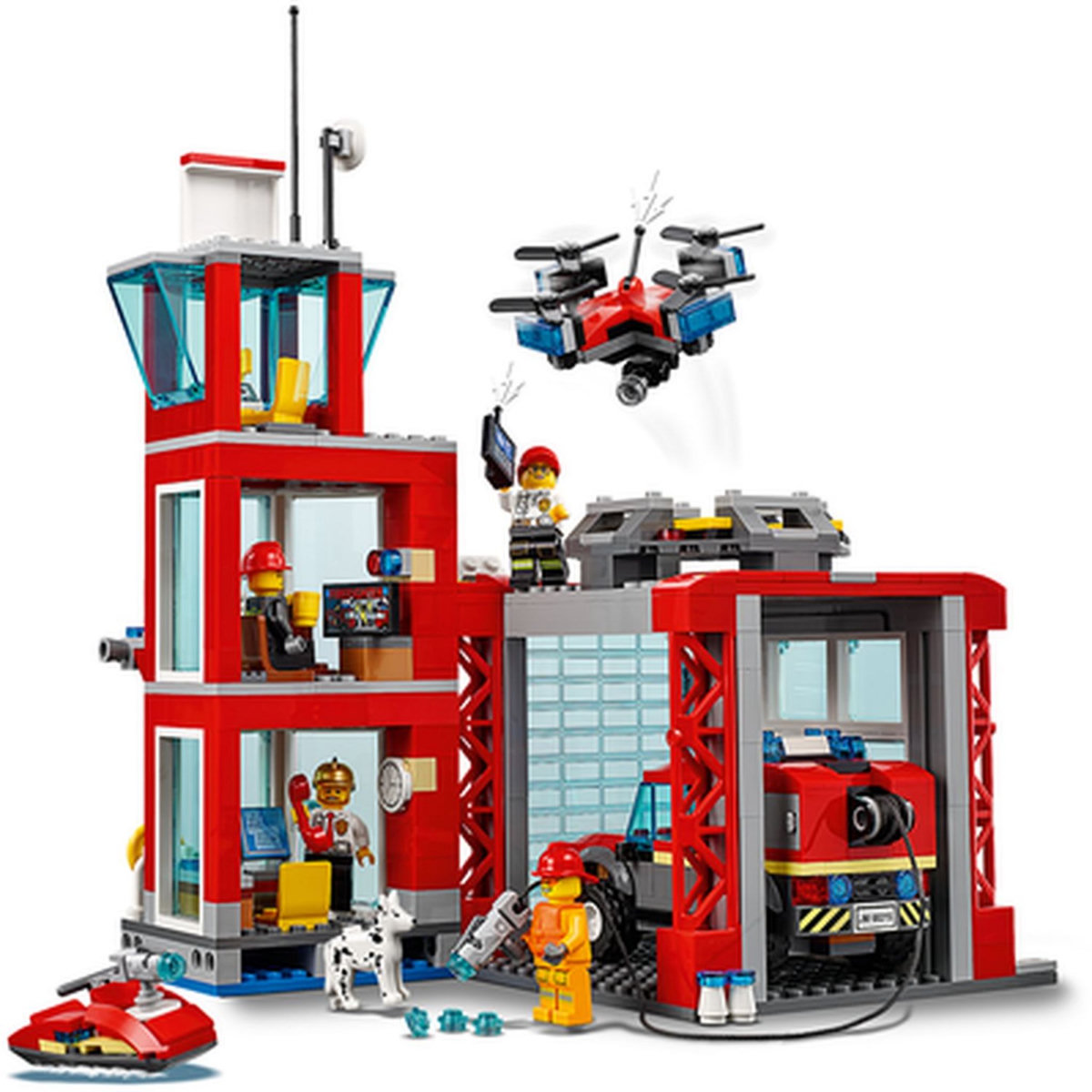 LEGO City 60215 La caserne de pompiers