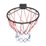 BUMBER Arceau de Basket-Ball mural MALIBU Diamètre 45 cm et filet – fixation murale incluse. Coloris disponibles : Noir, Rouge