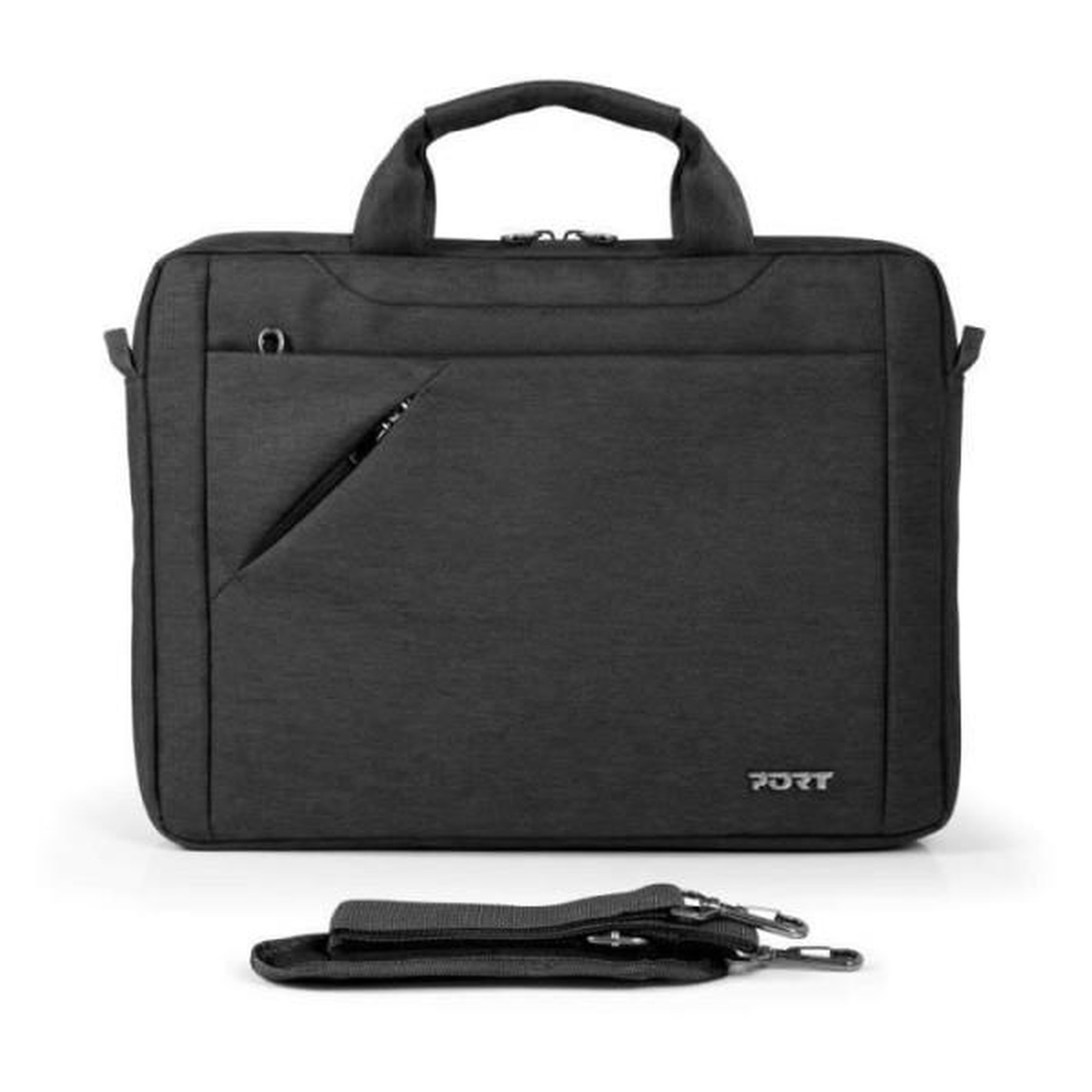Voir la diapositive 2 : PORT DESIGNS Sacoche PC - PORT DESIGNS - ECO SYDNEY pour ordinateur portable - 15.6 pouces - Noir