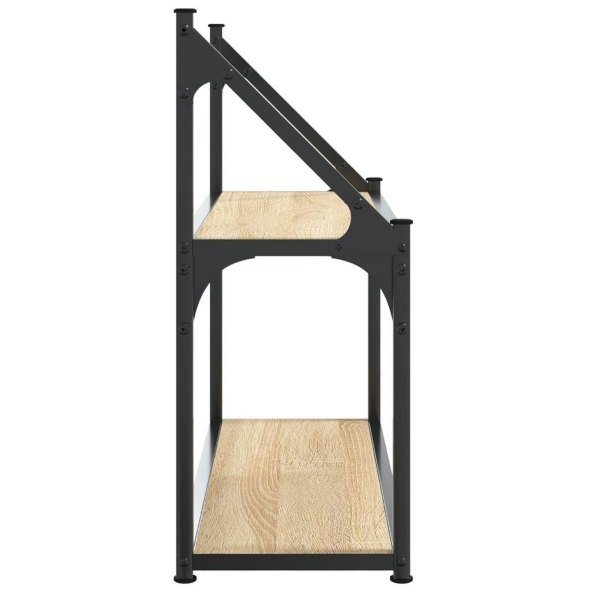 VIDAXL Etagere murale 2 niveaux chene sonoma 60x21x51 cm