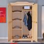 Voir la diapositive 4 : Paris Prix Armoire 2 Portes Pin  Cardaillac  180cm Naturel
