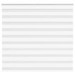 VIDAXL Store zebre blanc 165x150 cm largeur du tissu 160,9cm polyester