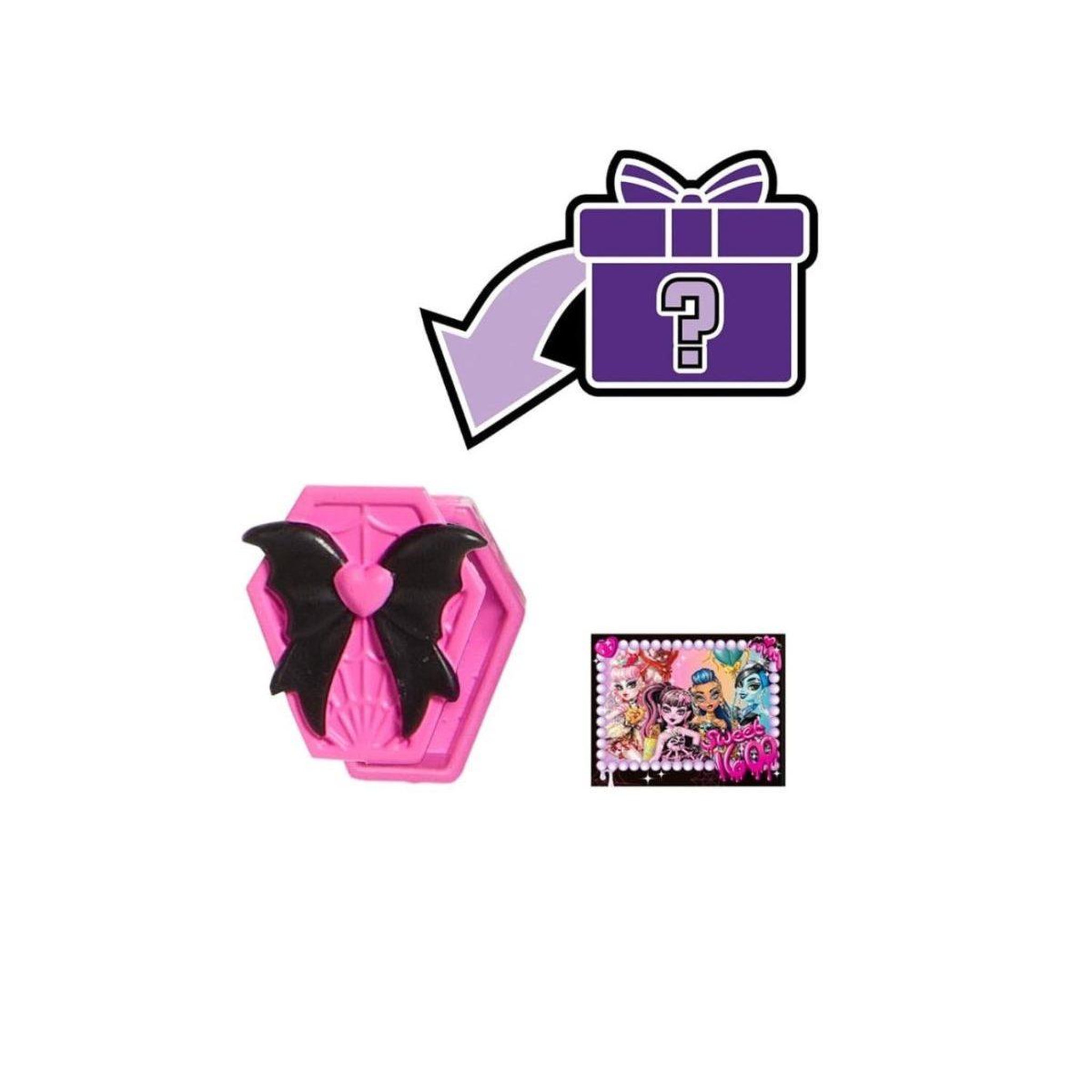Voir la diapositive 4 : MATTEL Poupée monster high  jbg74 scary sweet birthday - draculaura