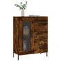 Voir la diapositive 3 : VIDAXL Buffet chene fume 69,5x34x90 cm bois d'ingenierie