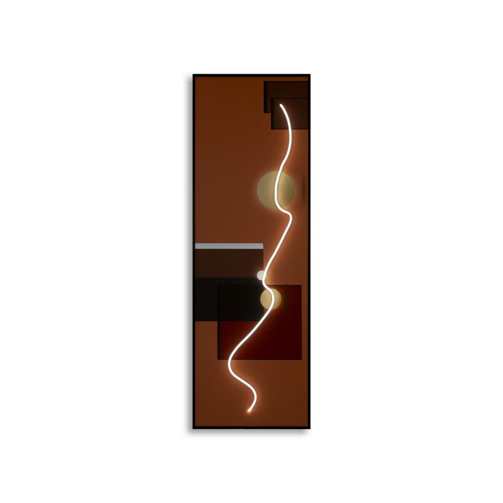 Voir la diapositive 4 : Paris Prix Tableau imprimé à led  abstracts  150x50cm multicolore