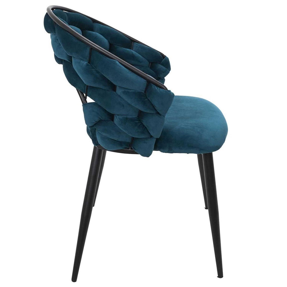 The Home Deco Factory Lot de 2 chaises assise tressée LUND