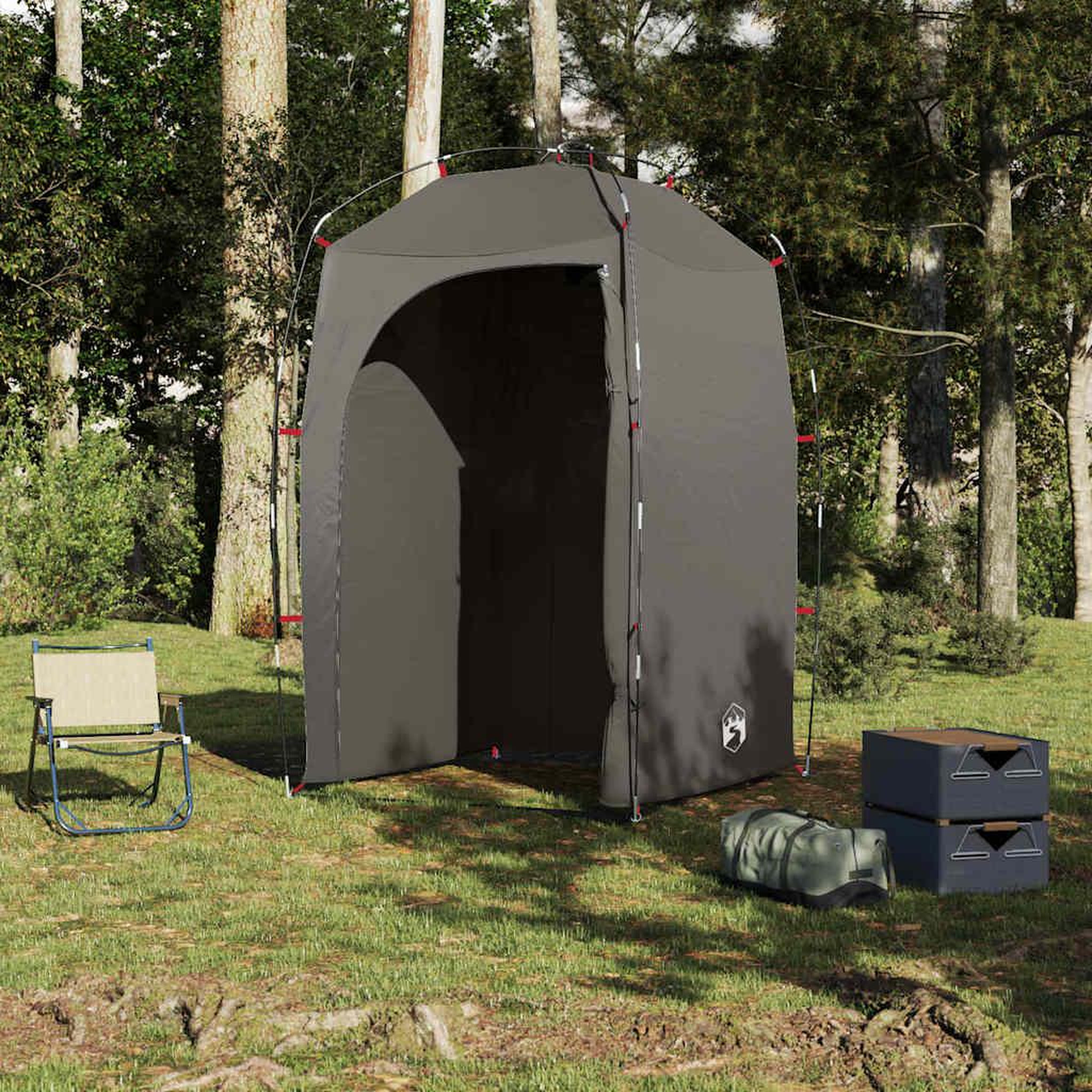 Voir la diapositive 4 : VIDAXL Tente de douche marron impermeable