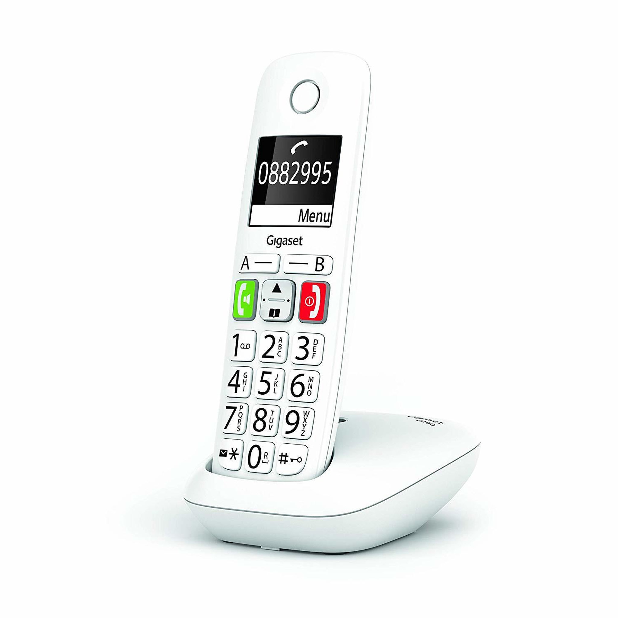 GIGASET Téléphone analogique dect gigaset e290 avec identification de l'appelant blanc