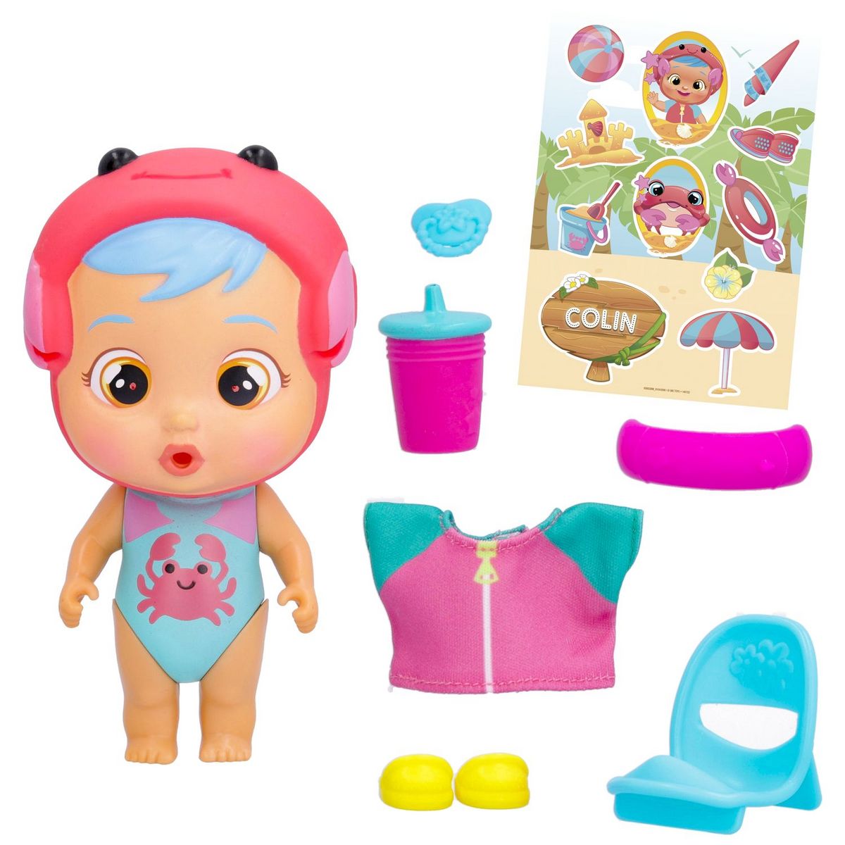 IMC TOYS Cry babies Magic Tears Tropical Beach Babies