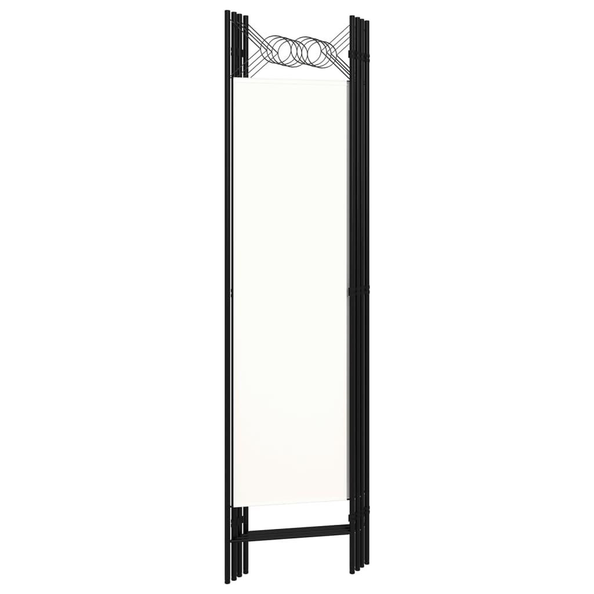 Voir la diapositive 4 : VIDAXL Cloison de separation 4 panneaux blanc 160x180 cm