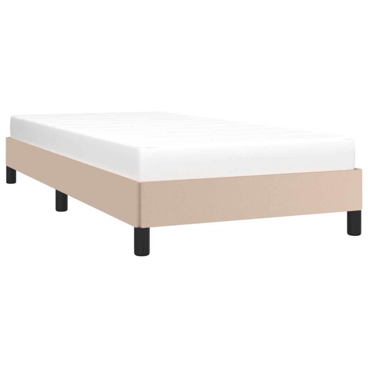 VIDAXL Cadre de lit sans matelas cappuccino 80x200 cm similicuir