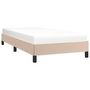 Voir la diapositive 3 : VIDAXL Cadre de lit sans matelas cappuccino 80x200 cm similicuir