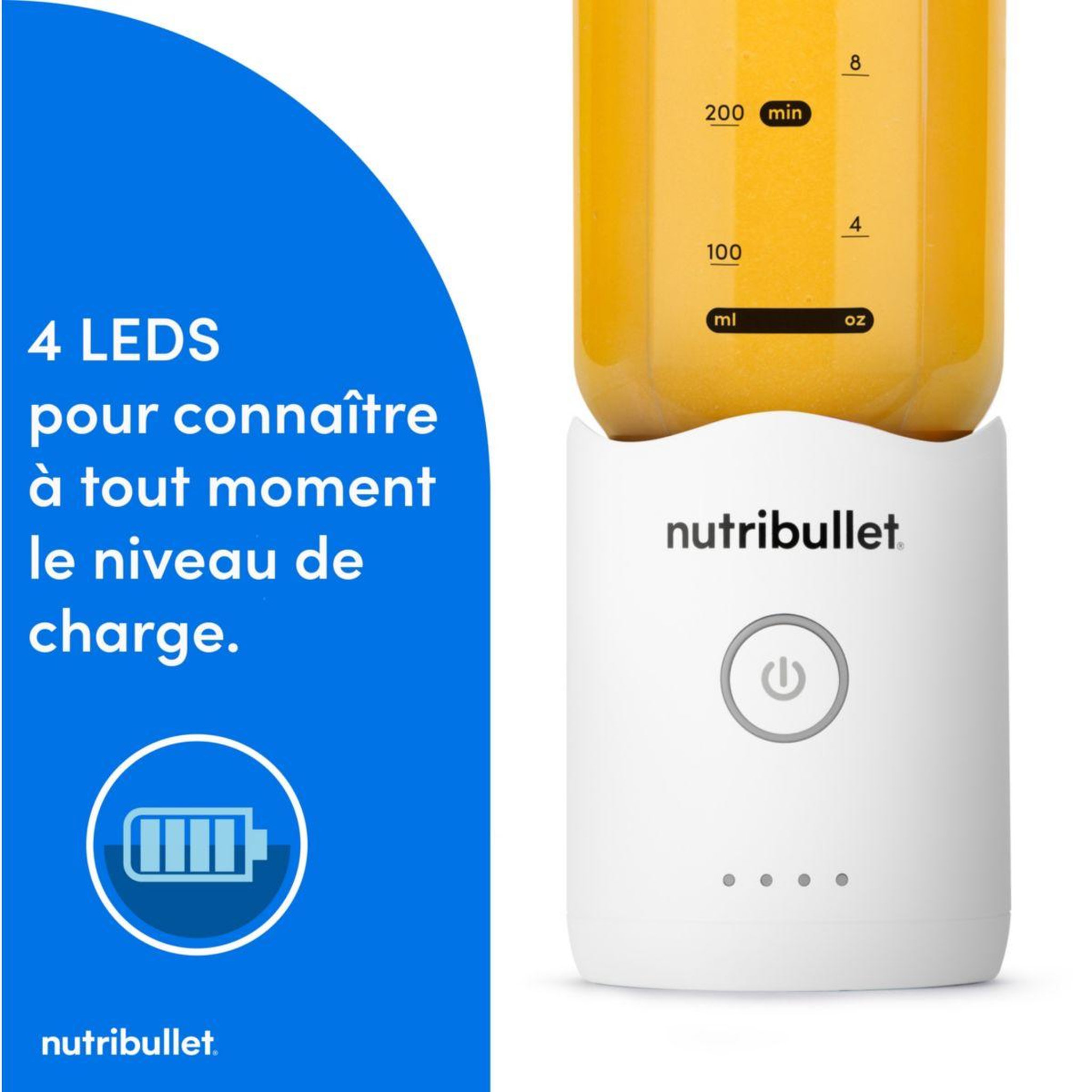 Voir la diapositive 4 : nutribullet Blender flex - white nbp013w