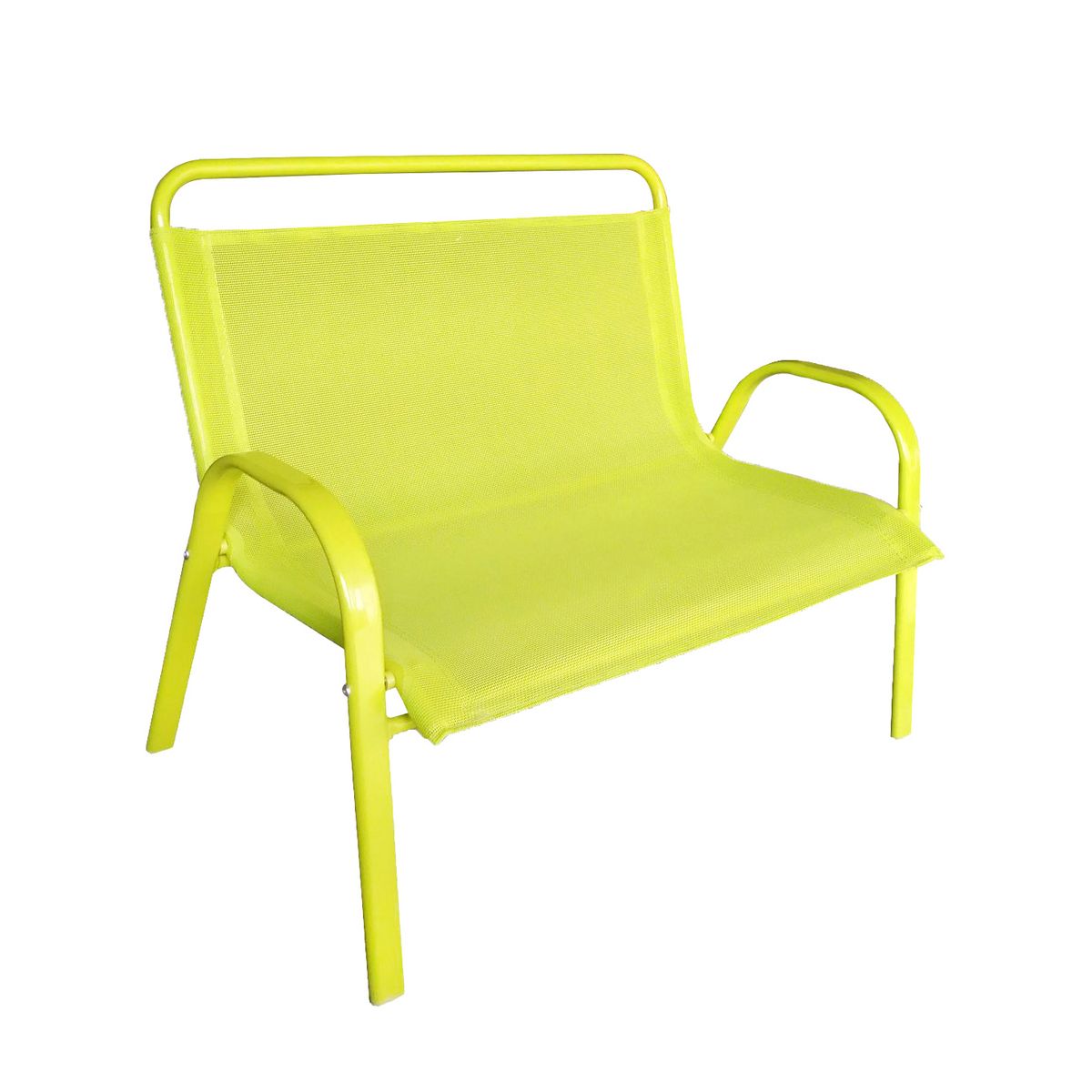 Banc de jardin enfant vert