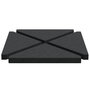 Voir la diapositive 5 : VIDAXL Plaques de poids de parasol 4 pcs triangulaire granit noir 14kg