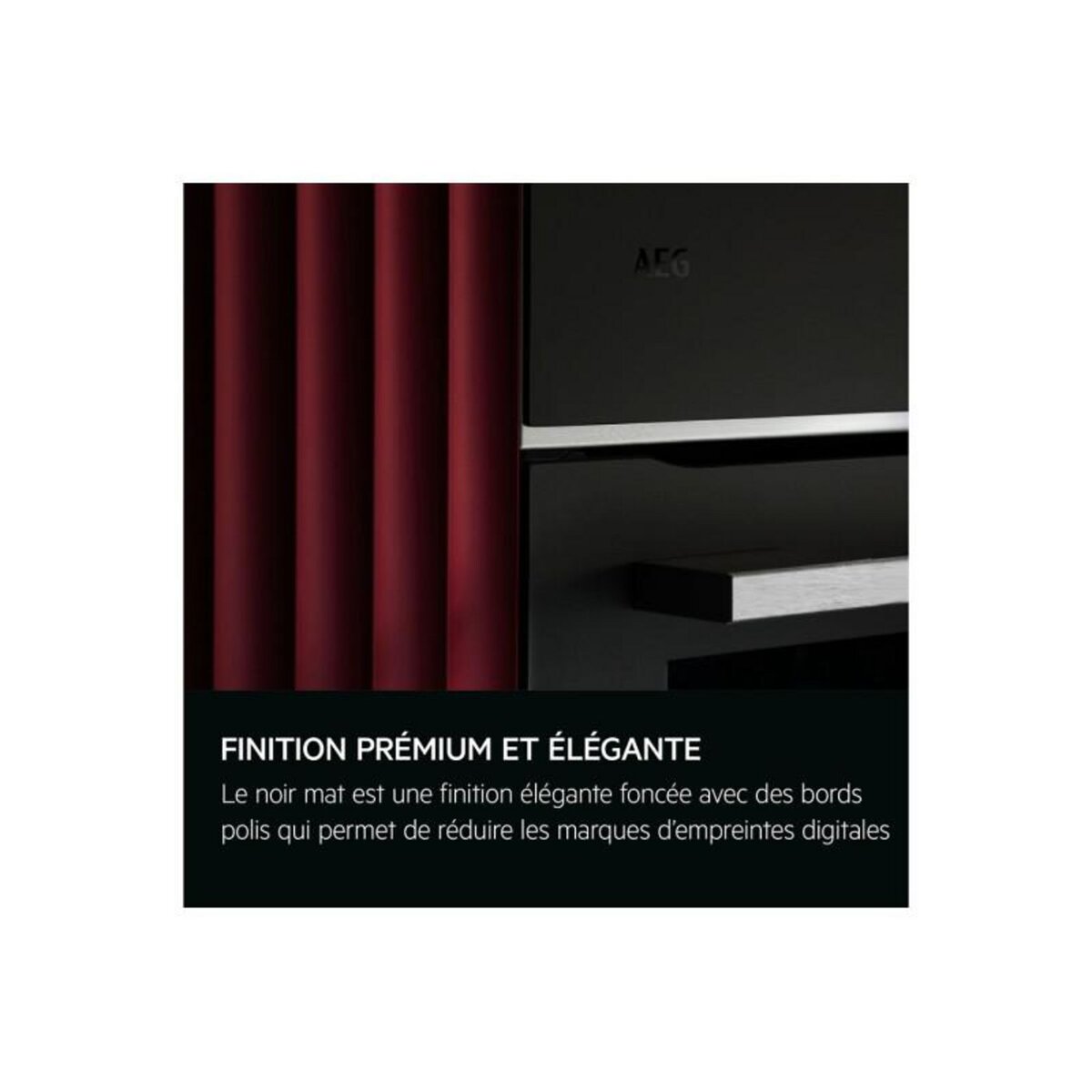 AEG Four encastrable Aeg NBE7P731AT Noir Mat