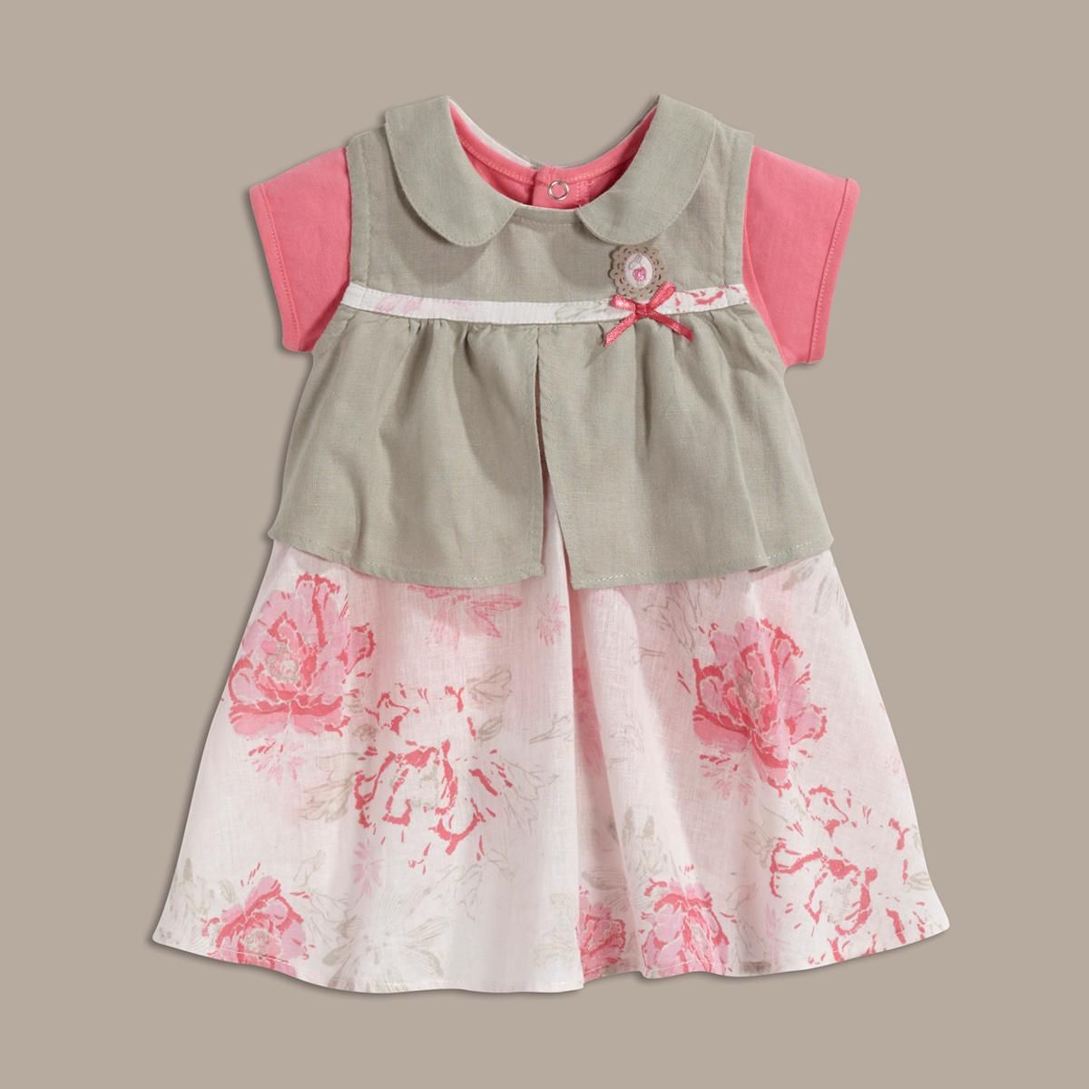 SUCRE D'ORGE Ensemble tee-shirt et robe bébé 