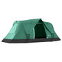 Voir la diapositive 1 : OUTSUNNY Tente de camping familiale 5-6 pers. - porte, 2 fenêtres - vert
