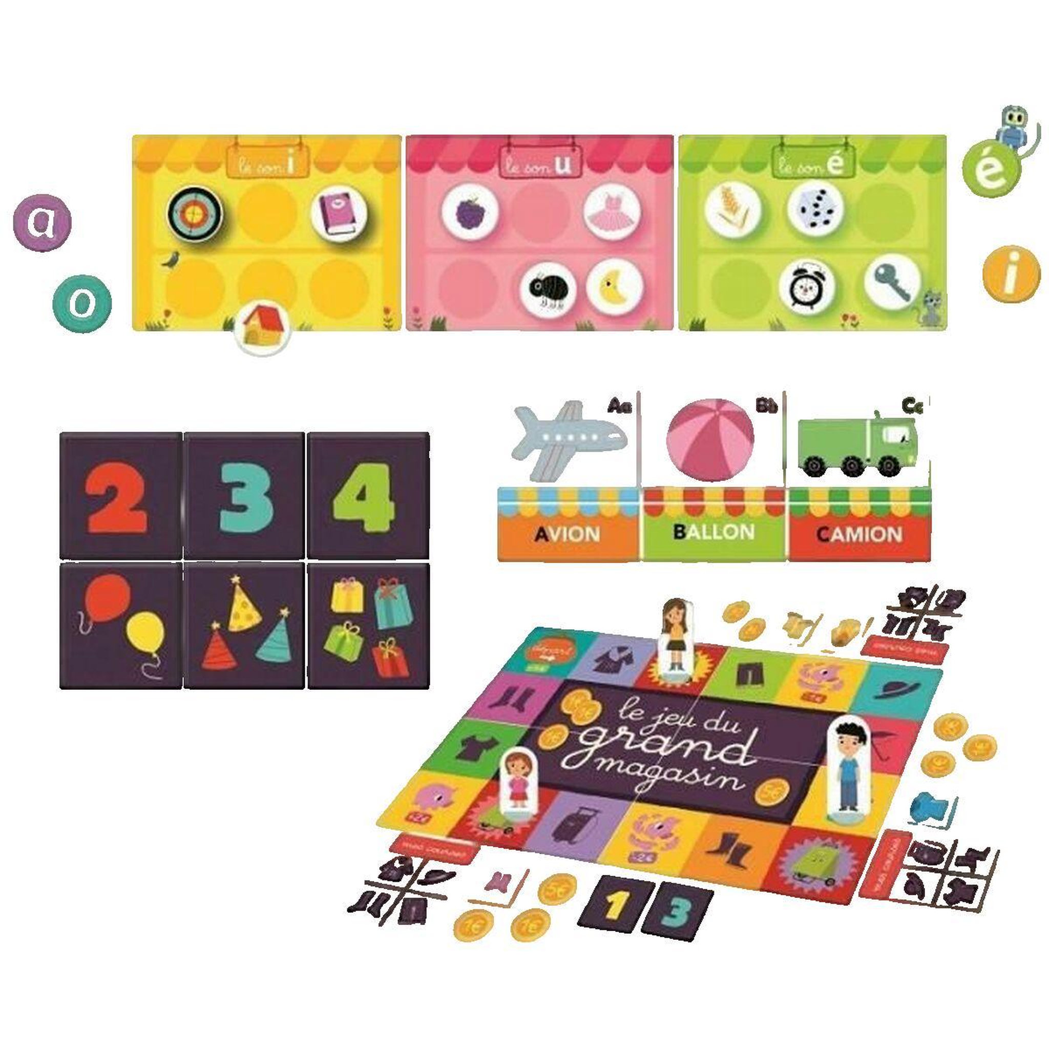 Voir la diapositive 3 : Nathan Jeu éducatif - NATHAN - La Petite Ecole - Mon Grand Coffret Moyenne Section