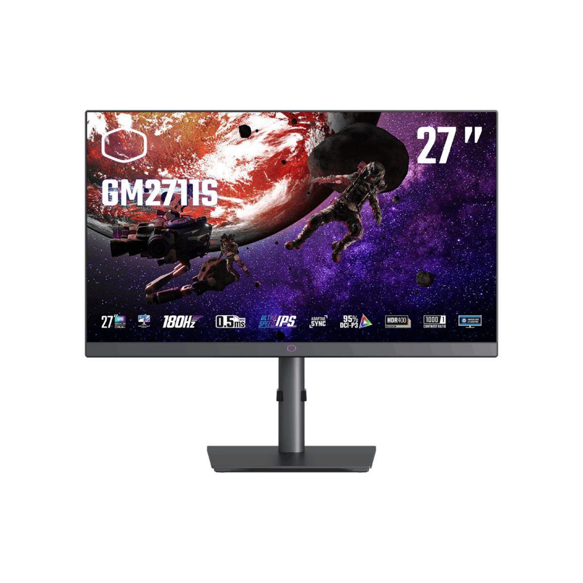 Cooler Master Ecran PC Gamer GM Plat 27'' IPS CMI-GM2711S-EK