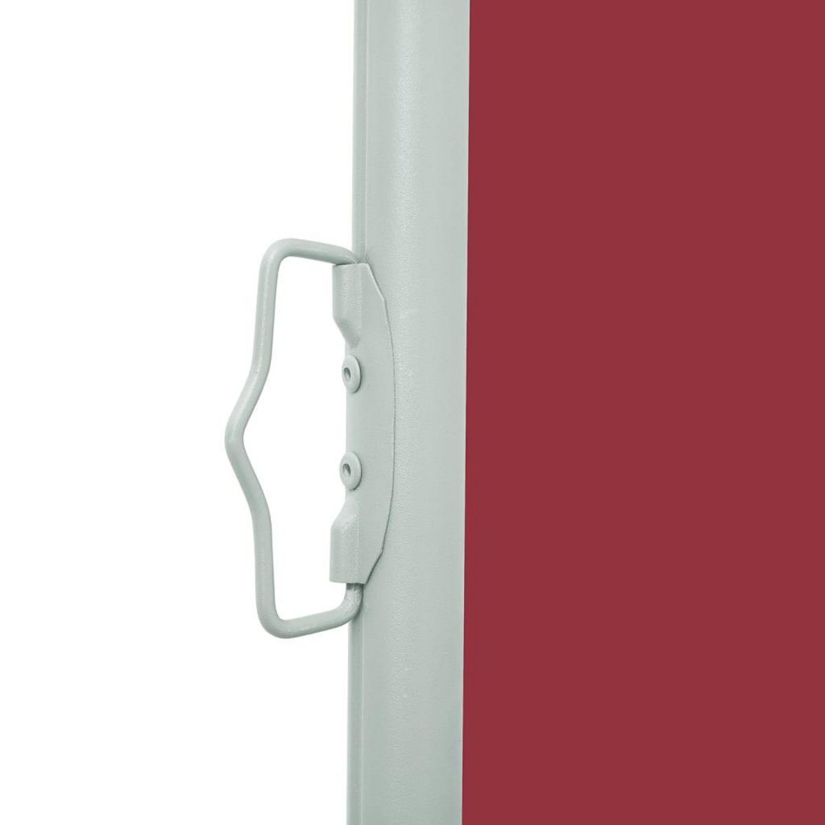 VIDAXL Auvent lateral retractable de patio 120x500 cm Rouge