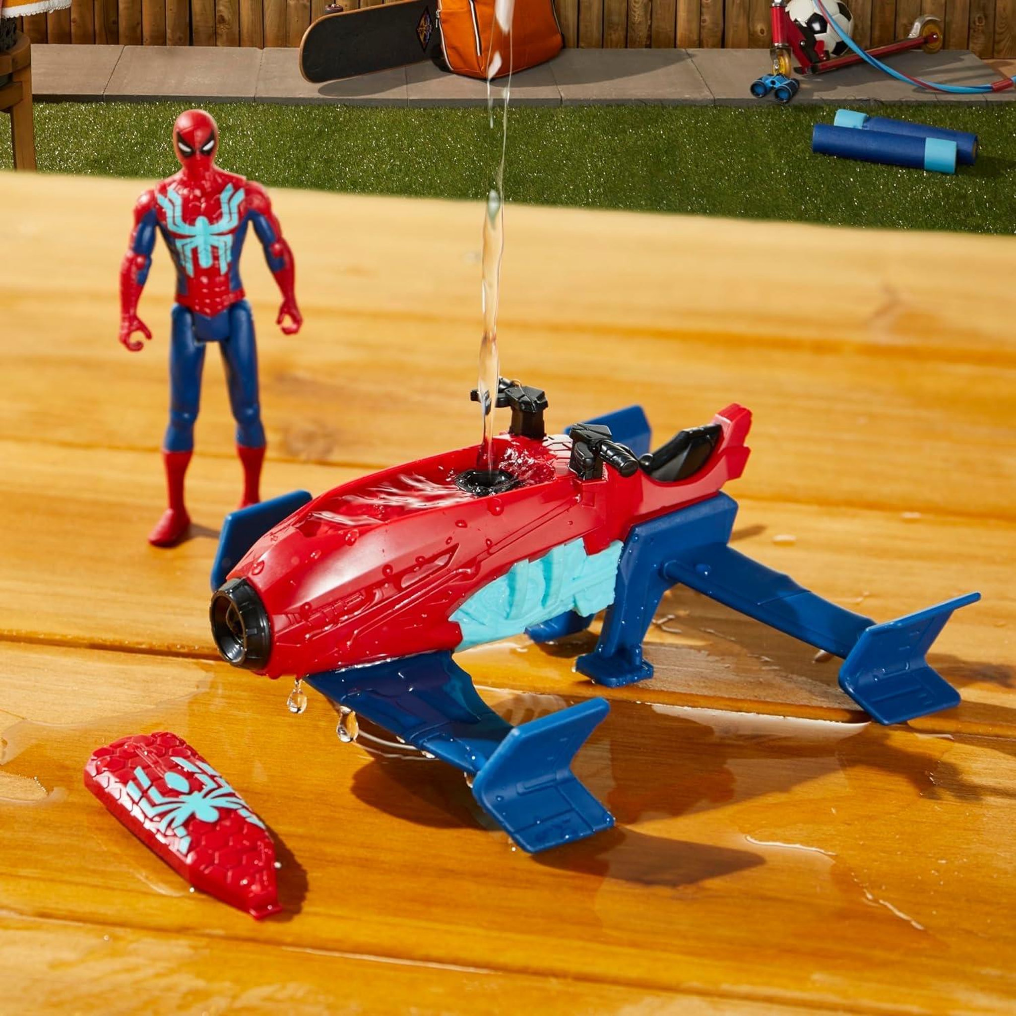 Voir la diapositive 3 : HASBRO Marvel Spider-man - Epic Hero Series Web Splashers - Coffret Hydro-Jet