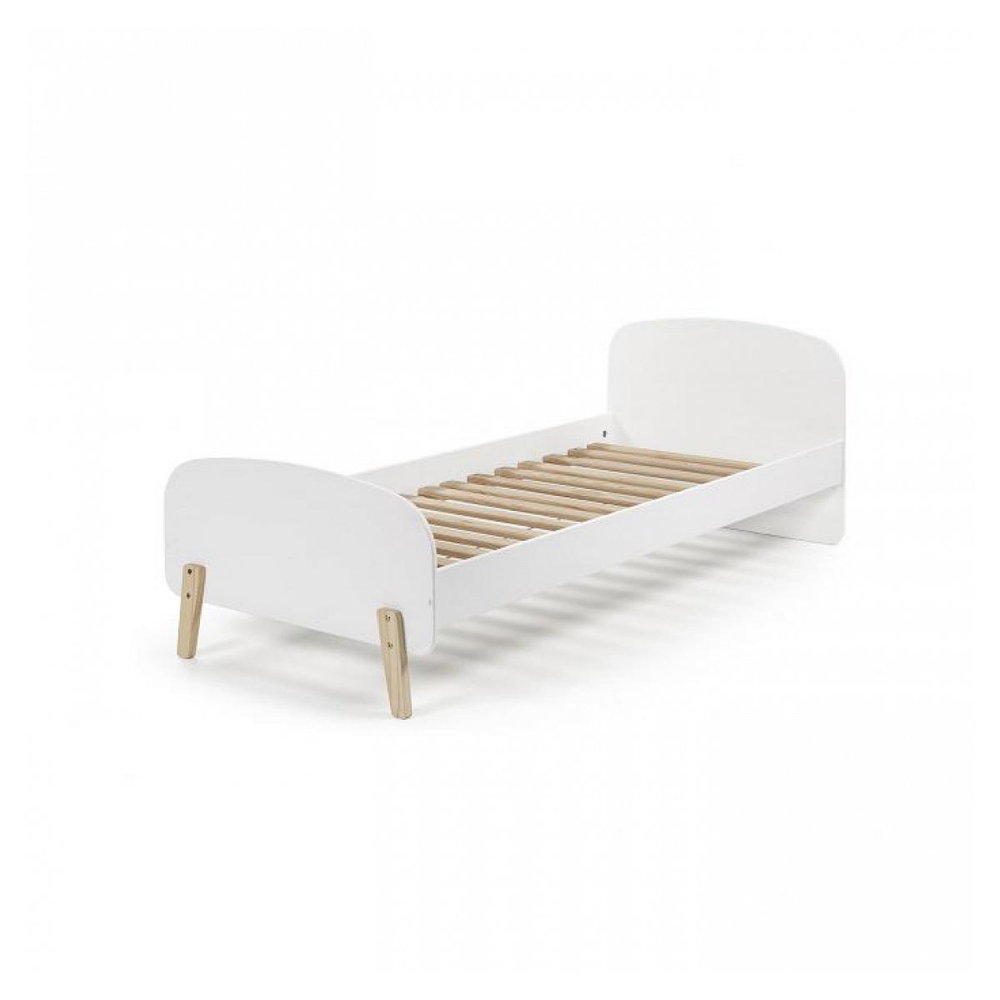Voir la diapositive 2 : Paris Prix Lit Enfant & Barrière de Sécurité  Kiddy  90x200cm Blanc