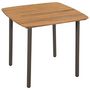 Voir la diapositive 2 : VIDAXL Ensemble a manger d'exterieur 5pcs Bois acacia solide et acier