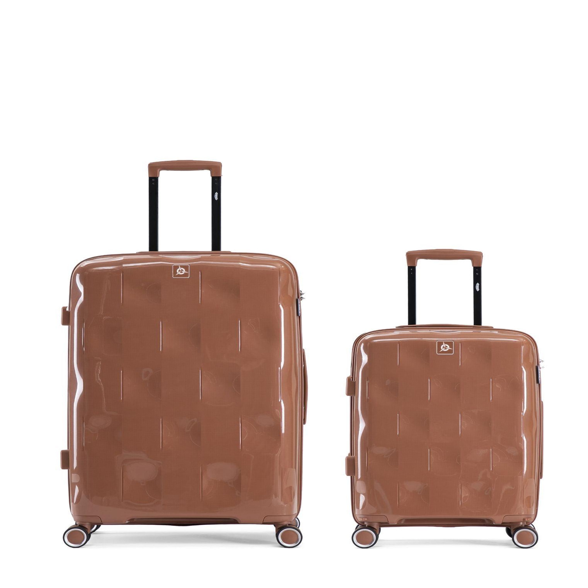 OBAGO Lot de 2 Valises Rigides Grand Format et Cabine AQUILA