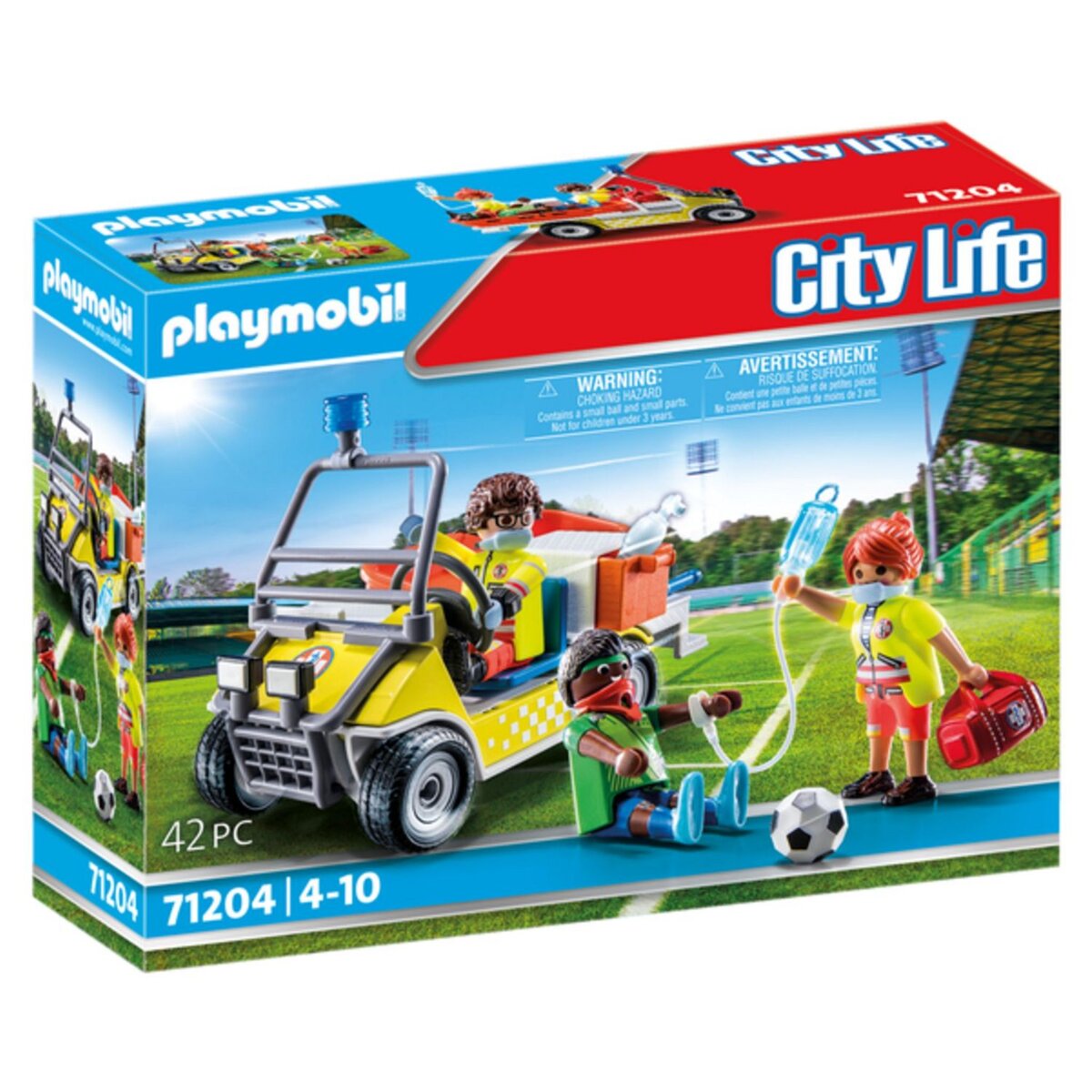 PLAYMOBIL 71204 - Véhicule de secours 