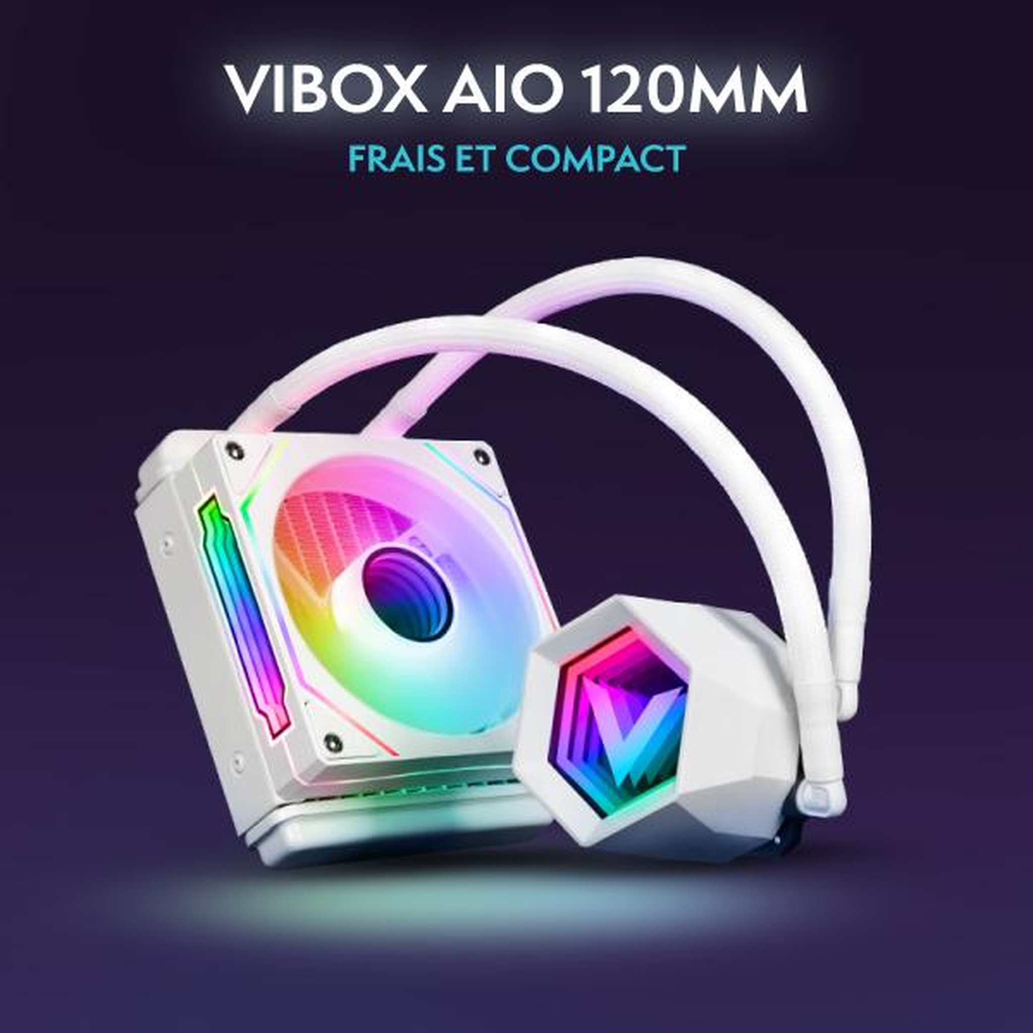 Voir la diapositive 3 : VIBOX PC Gamer - Ryzen 7 5700X, RTX 5070 Ti, 32 Go RAM, 1 To NVMe, Windows 11, WiFi 6 + Bluetooth 5.4