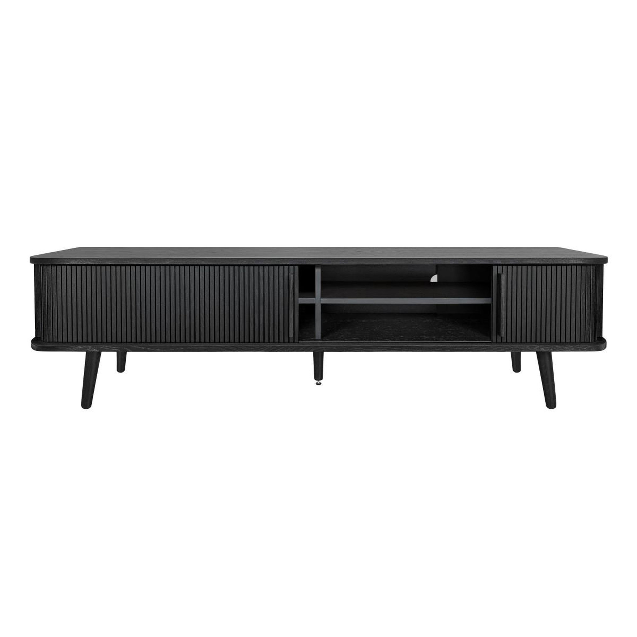 Voir la diapositive 3 : Paris Prix Meuble tv 2 portes coulissantes  rove  178cm noir