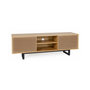 Voir la diapositive 1 : Paris Prix Meuble TV 2 Portes en Bois  Camden  150cm Naturel