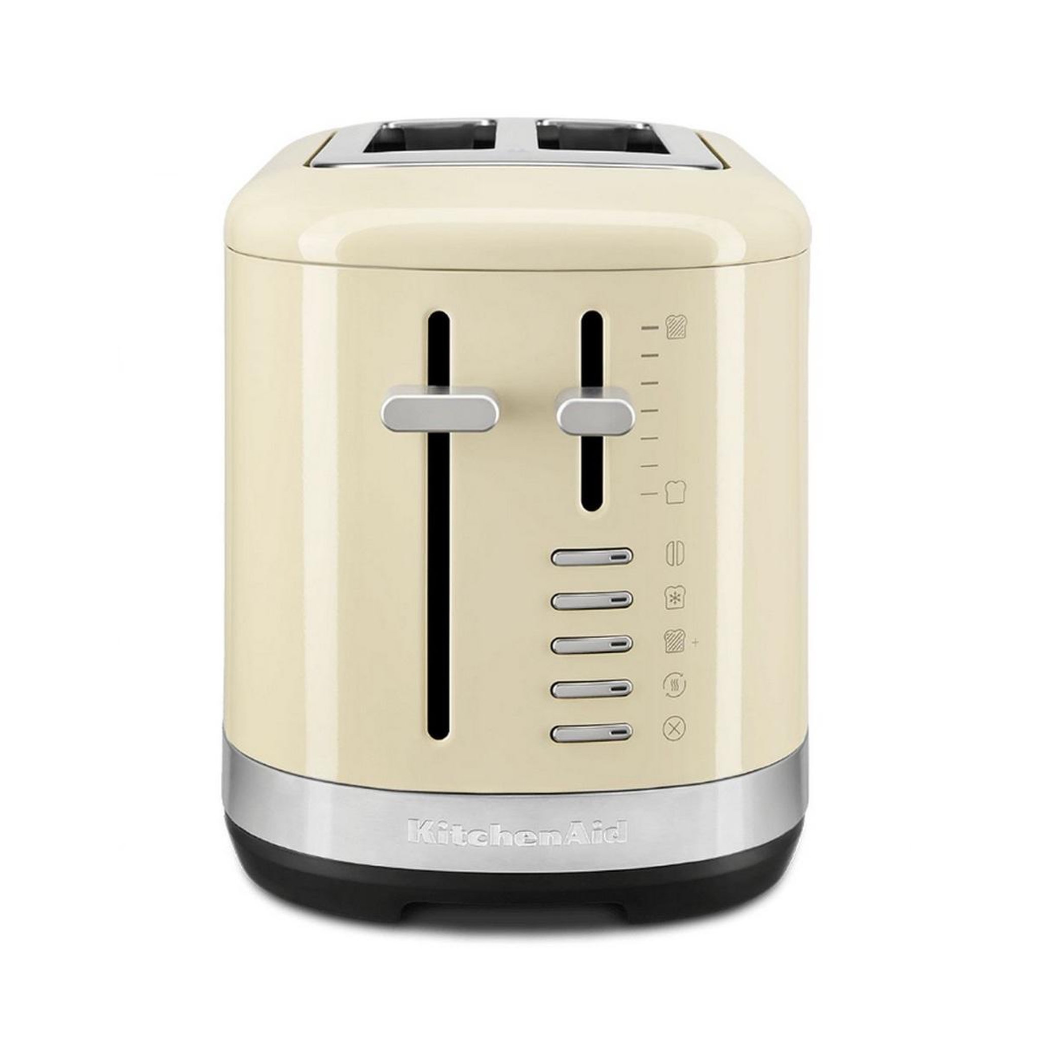Voir la diapositive 2 : KitchenAid Grille-pain 2 fentes 980w beige crème - 5kmt2109eac