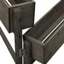 Voir la diapositive 3 : VIDAXL Jardiniere pliable de jardin Gris 60x14x75 cm Bois de sapin